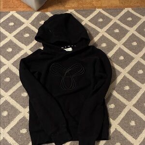 TNA Black Hoodie with Logo Detail